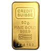 Credit Suisse Gold Bar - Circulated in good condition - 50 g