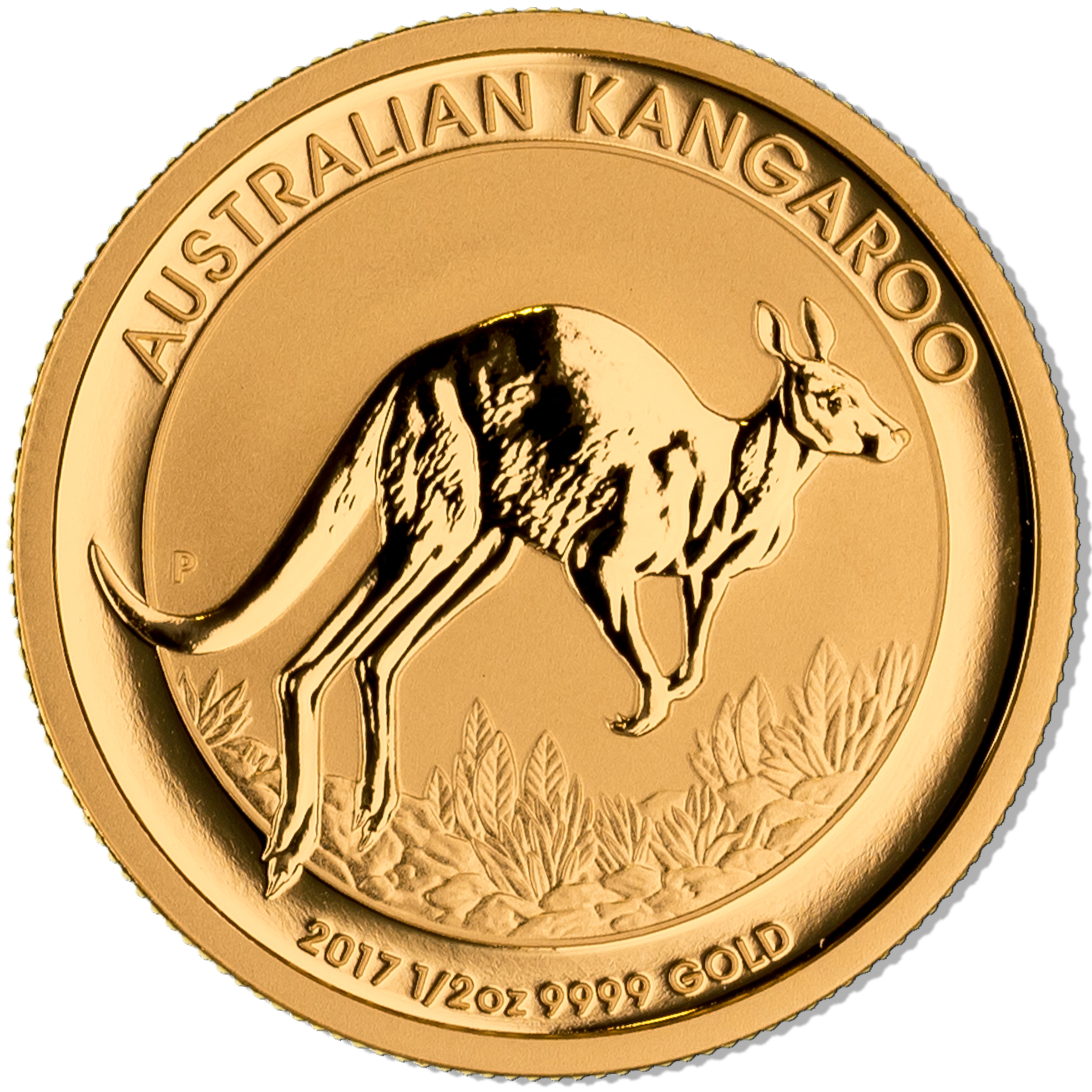 Australian Gold Kangaroo Nugget 2017 - 1/2 oz