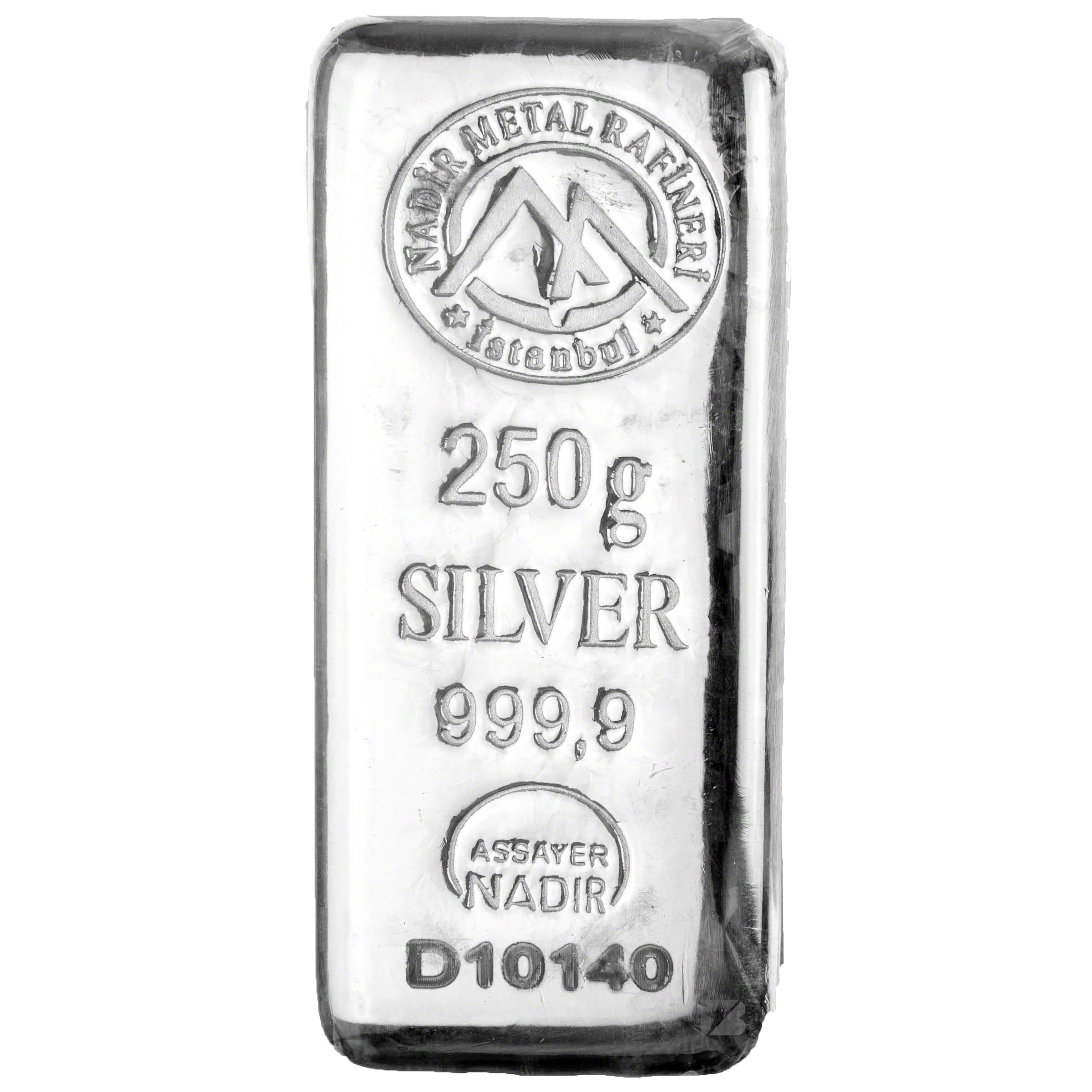 Nadir Refinery Silver Bar - 250 g